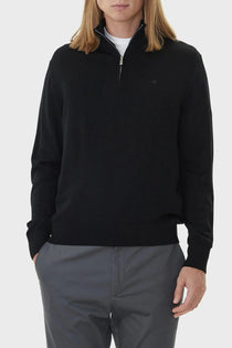 Calvin Klein Uzun Kollu Yakası Fermuarlı Erkek Triko LV040BM356