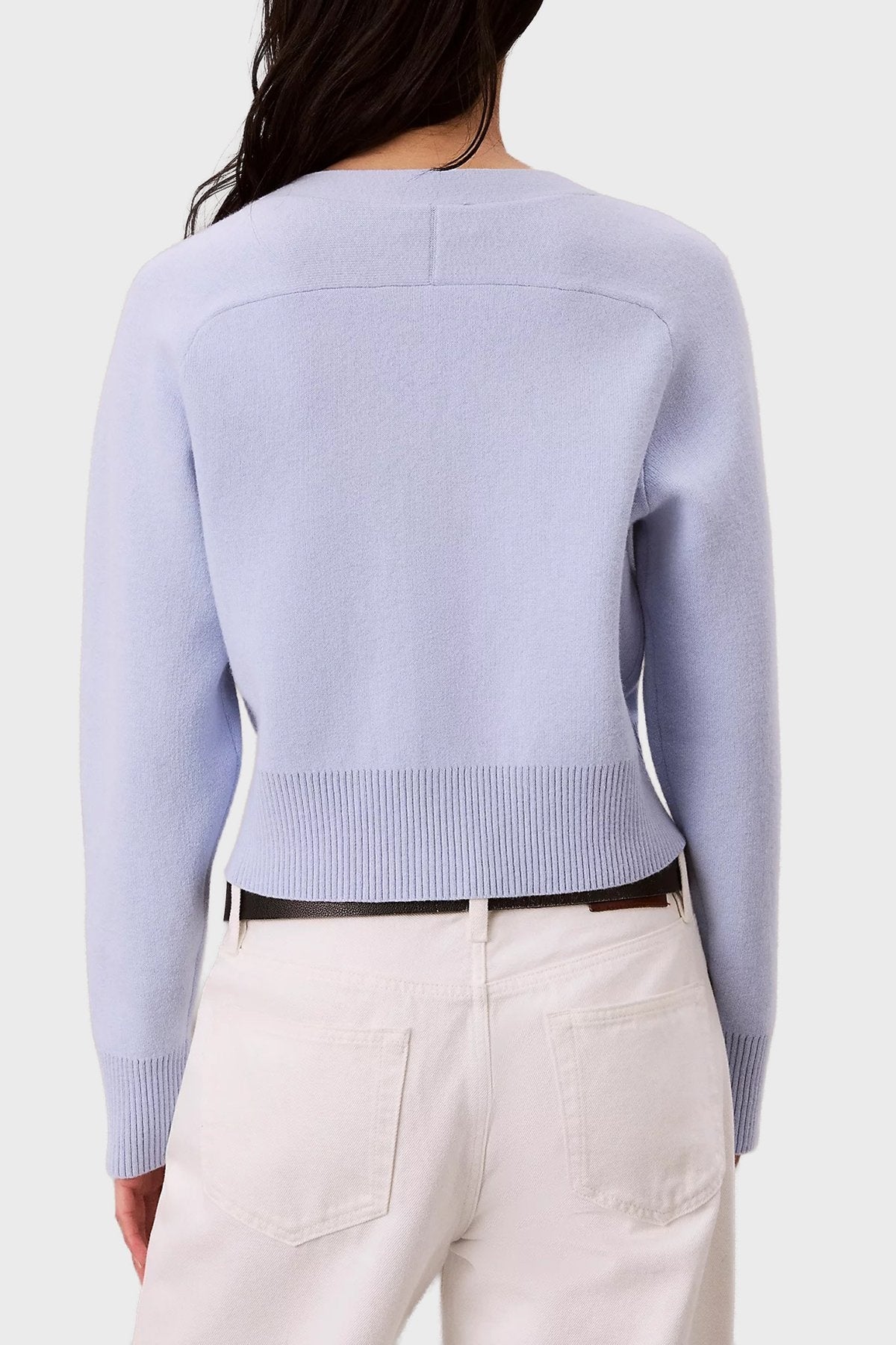 Calvin Klein Yün Karışımlı V Yaka Düğmeli Kadın Hırka LV044H327G