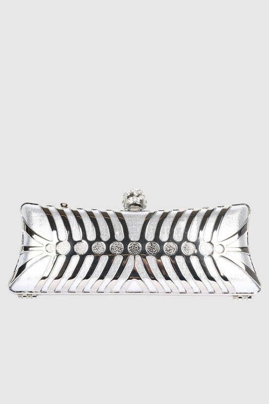 Explosion Metalik Minimalist Clutch El Çantası - Özel Günler
