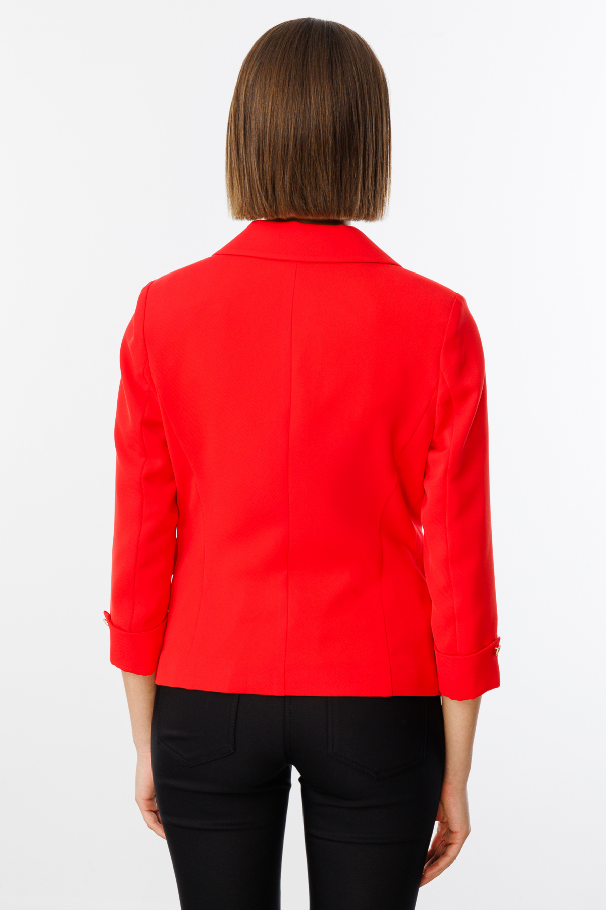 Ekol Minimalist 3/4 Kol Kadın Blazer Ceket - Günlük & Ofis Şıklığı