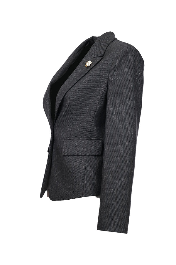 Ekol Minimalist Uzun Kol Crop Blazer Ceket - Şık ve Modern
