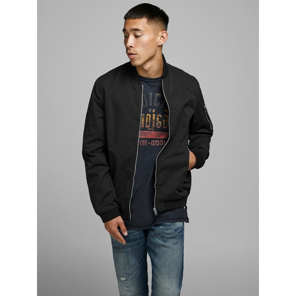 Jack&Jones Erkek Minimalist Bomber Ceket - Regular Fit