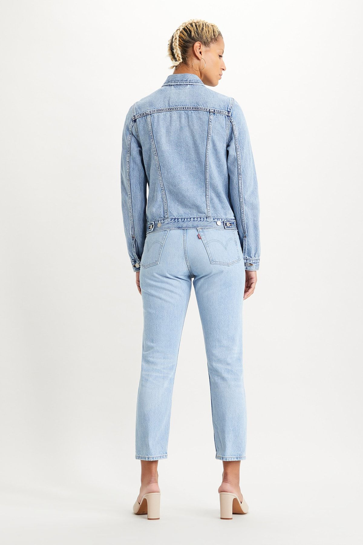 Levi's Kadın Oversize Denim Ceket - Günlük Vintage Stil İkincil görsel