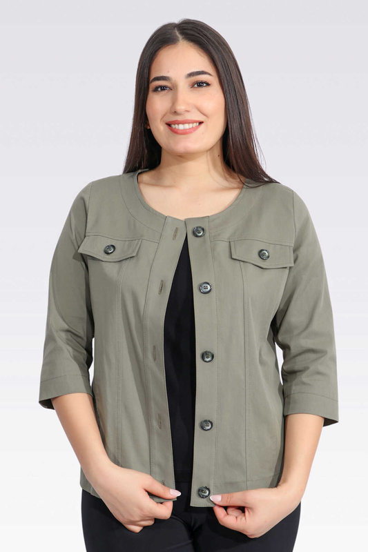 سترة TRUVAKAR غير مبطنة من القطن من Tolga Saraçoğlu