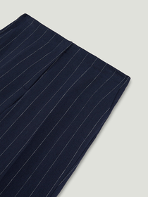 Çizgili Geniş Paça Pantolon NOCTURNE