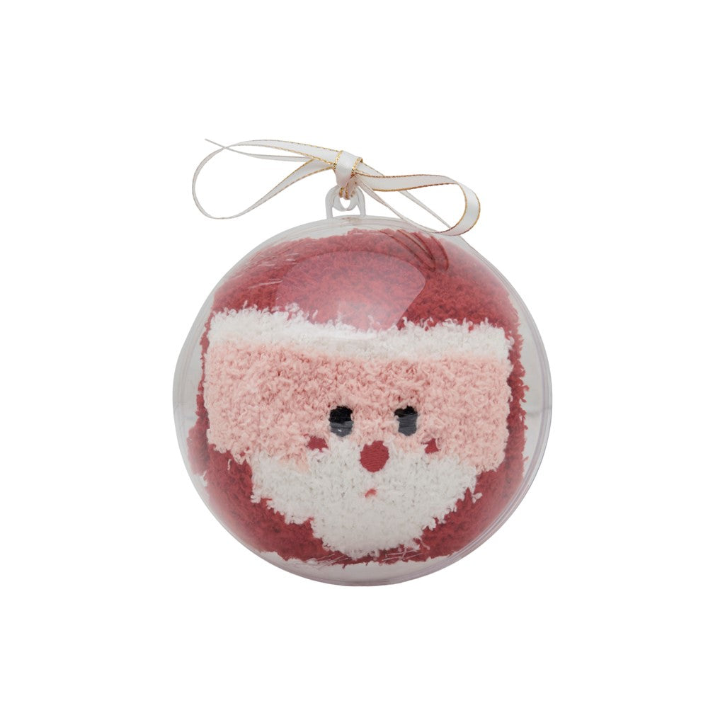 Only Peluş Noel Baba Desenli Kadın Çorabı - Sıcacık ve Rahat