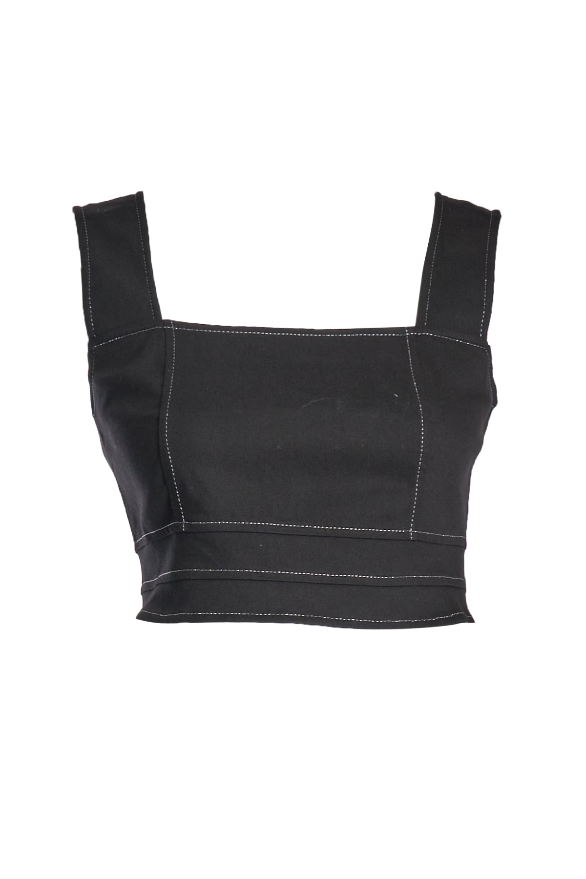 Ysatis Minimalist Kare Yaka Kadın Crop Top - Günlük Kombinler İçin Translation missing: tr.content.product_image_secondary