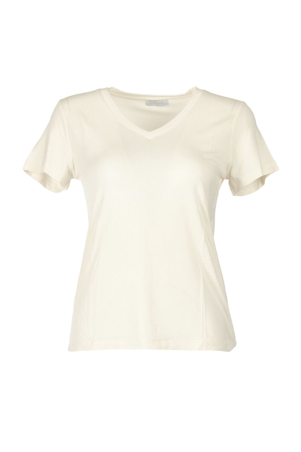Daido Kadın V Yaka Kısa Kol Minimalist T-Shirt - Rahat ve Şık