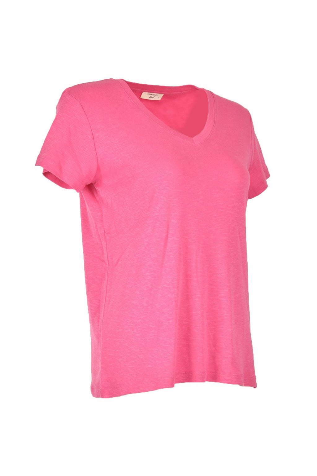 Daıdo Oversize V Yaka Kısa Kol Kadın T-Shirt - Rahat ve Şık Günlük Kombin