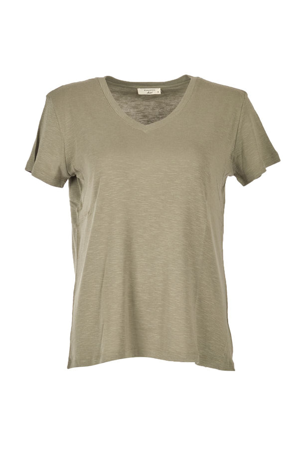 Daıdo Oversize V Yaka Kısa Kol Kadın T-Shirt - Rahat ve Şık Günlük Kombin