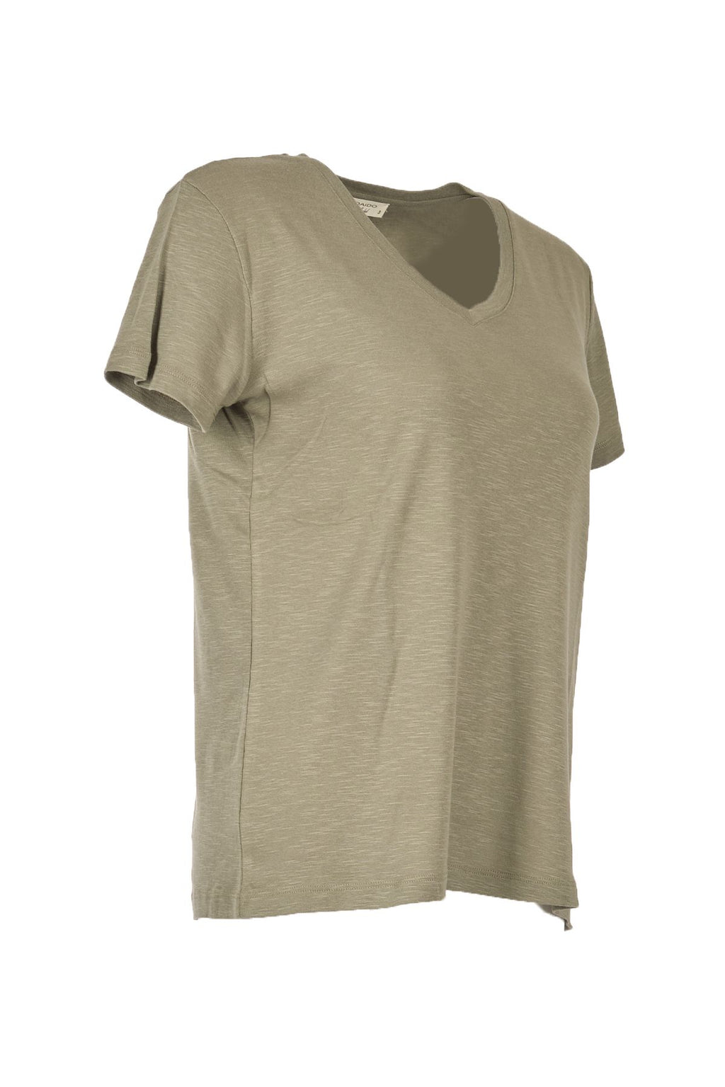 Daıdo Oversize V Yaka Kısa Kol Kadın T-Shirt - Rahat ve Şık Günlük Kombin