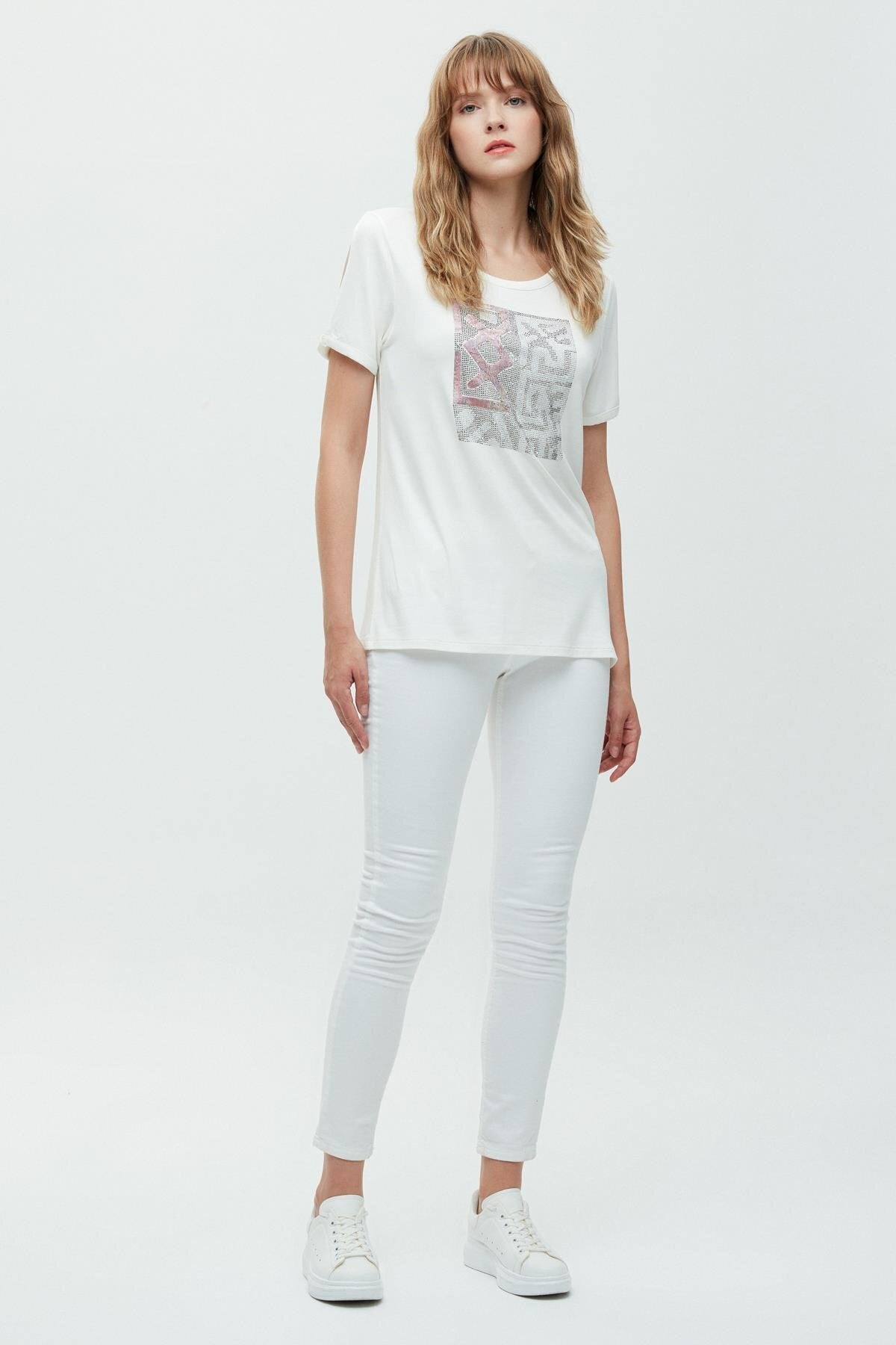 Daıdo Kadın T-Shirt 20Y291900749 Translation missing: ar.content.product_image_secondary