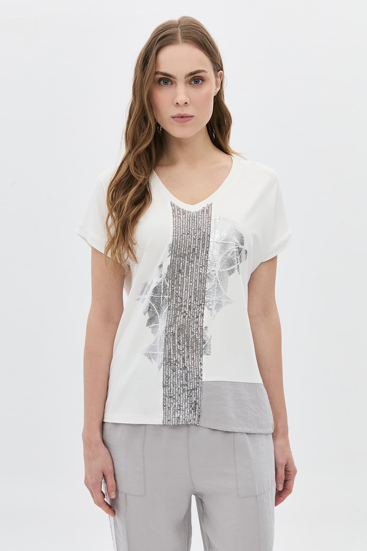 Daıdo Kadın T-Shirt 20Y311900823 Translation missing: ar.content.product_image_secondary