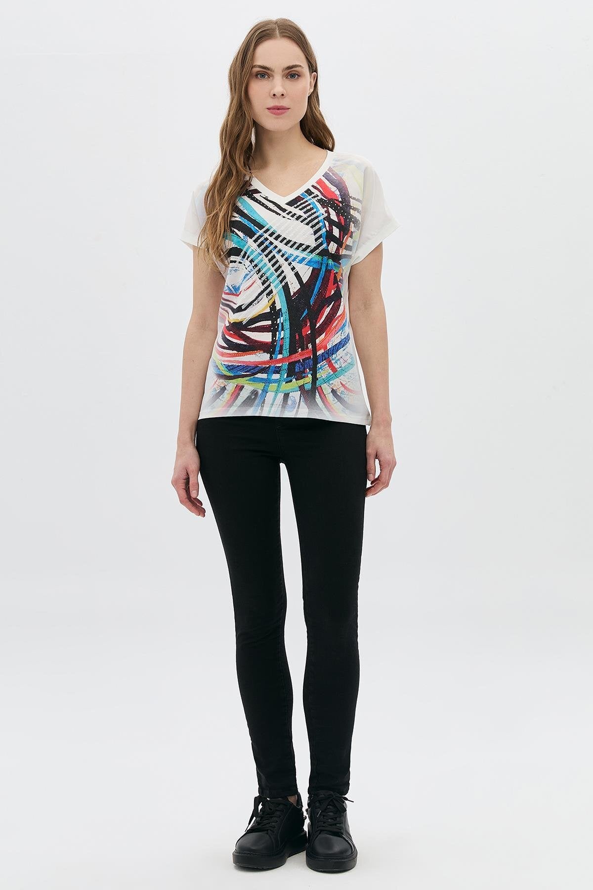 Daıdo Kadın T-Shirt 20Y311900835 İkincil görsel
