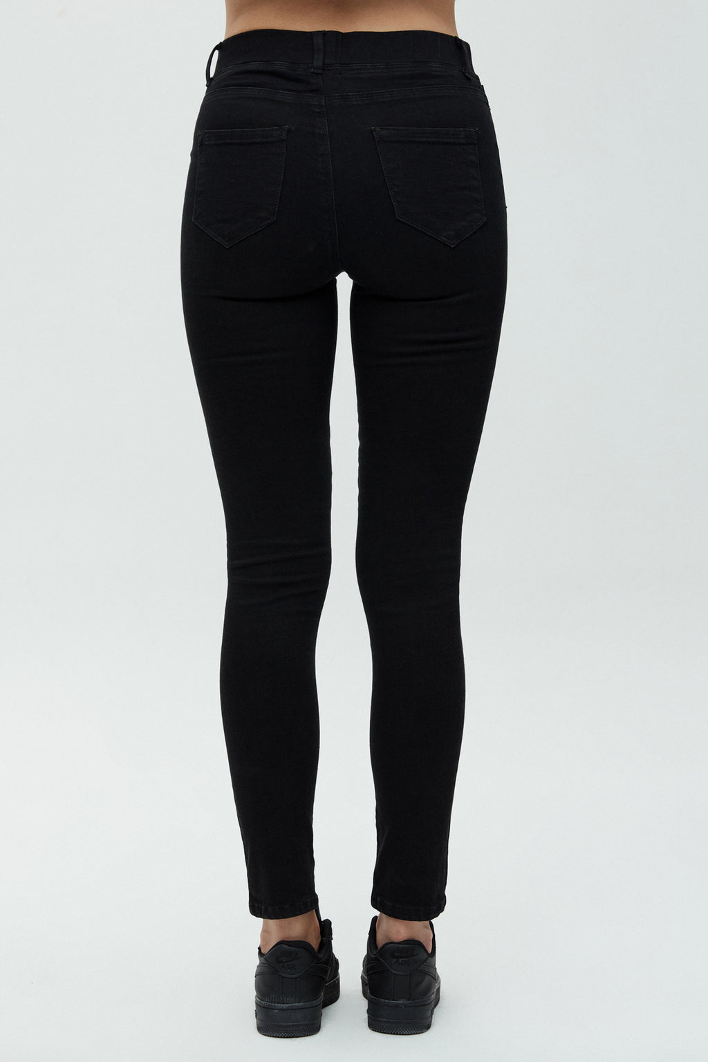 Daido Minimalist Elastik Belli Dar Paça Kadın Pantolon - Günlük Kullanım