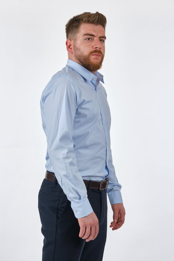 Damat Tween Minimalist Uzun Kol Gömlek - İş ve Günlük Kullanım