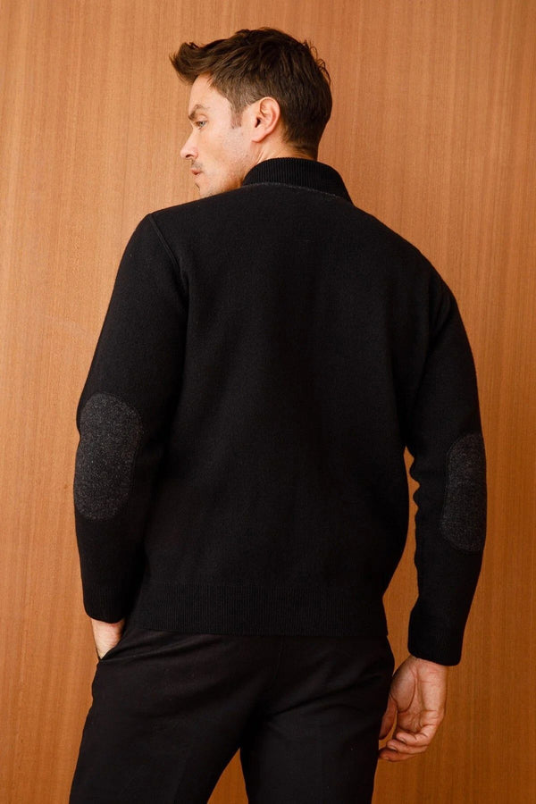 Desen Erkek Minimalist Uzun Kol Kazak Mont - Günlük & Şık