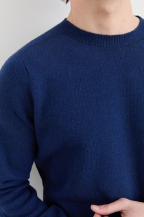 Desen Erkek Minimalist Yuvarlak Yaka Uzun Kol Kazak - Günlük Stil