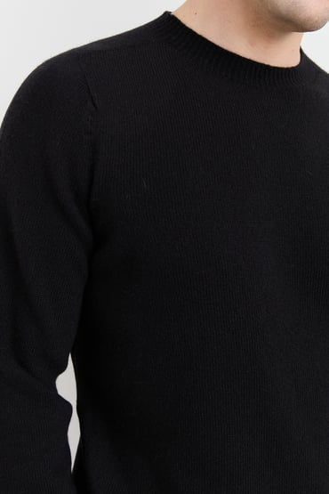 Desen Erkek Minimalist Yuvarlak Yaka Uzun Kol Kazak - Günlük Stil