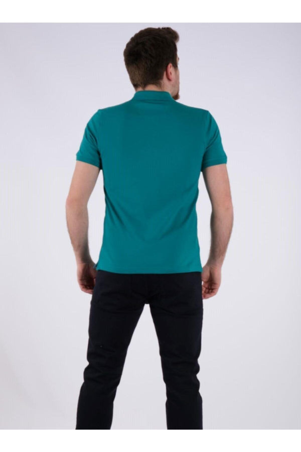 Desen Erkek Minimalist Polo Yaka Kısa Kol T-Shirt - Rahat ve Şık