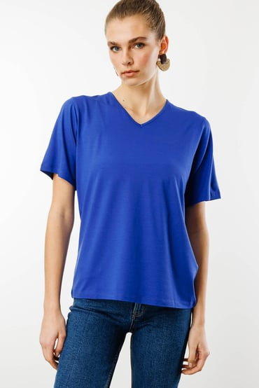 بلوزة نسائية منقوشة DSN23788