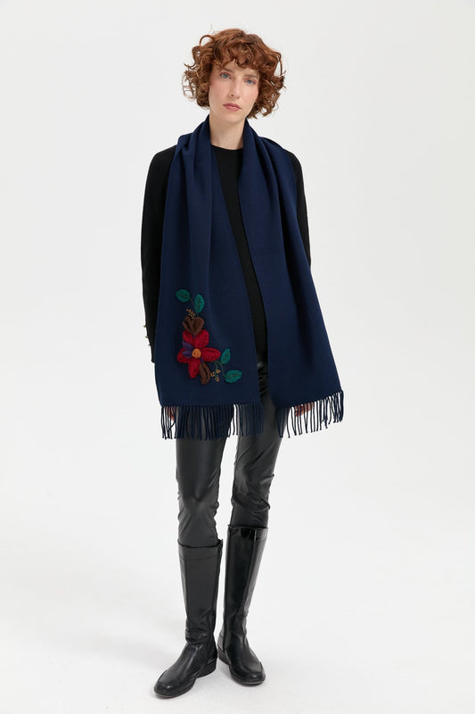 وشاح نسائي منقوش DSN24K24072