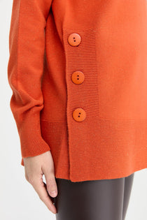 Desen Kadın Oversize Boğazlı Uzun Kol Kazak - Minimalist Stil