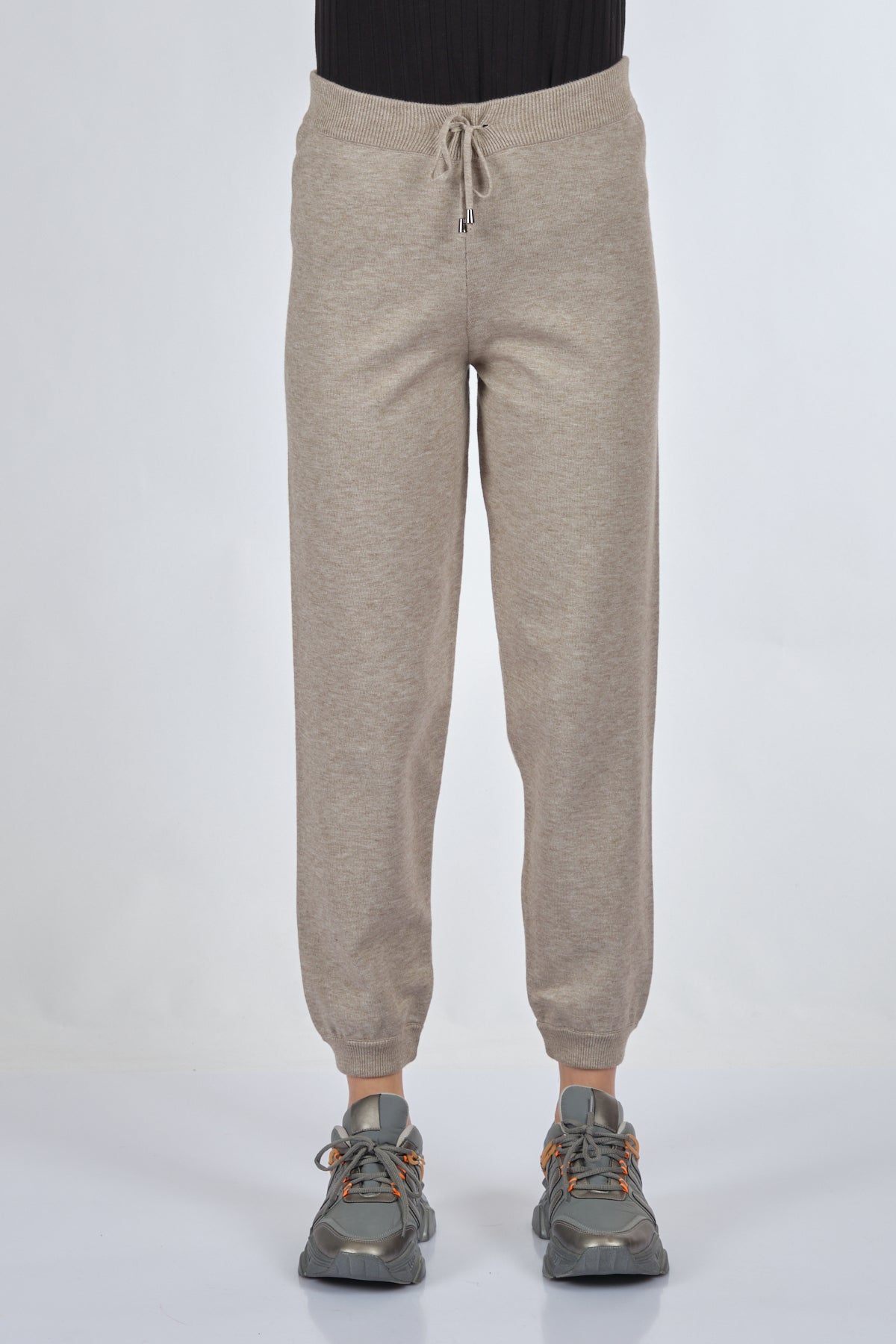 Desen Kadın Oversize Jogger Pantolon - Minimalist, Rahat, Midi Boy Translation missing: ar.content.product_image_secondary