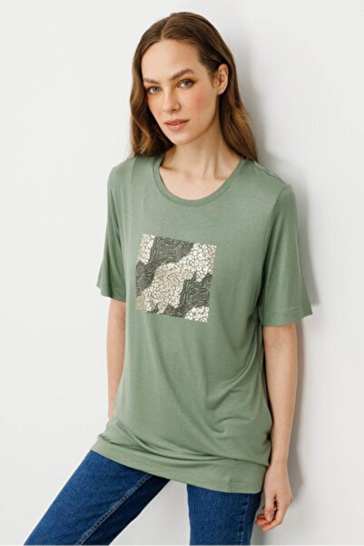 Desen Kadın T-Shirt 26YDSN25834 İkincil görsel