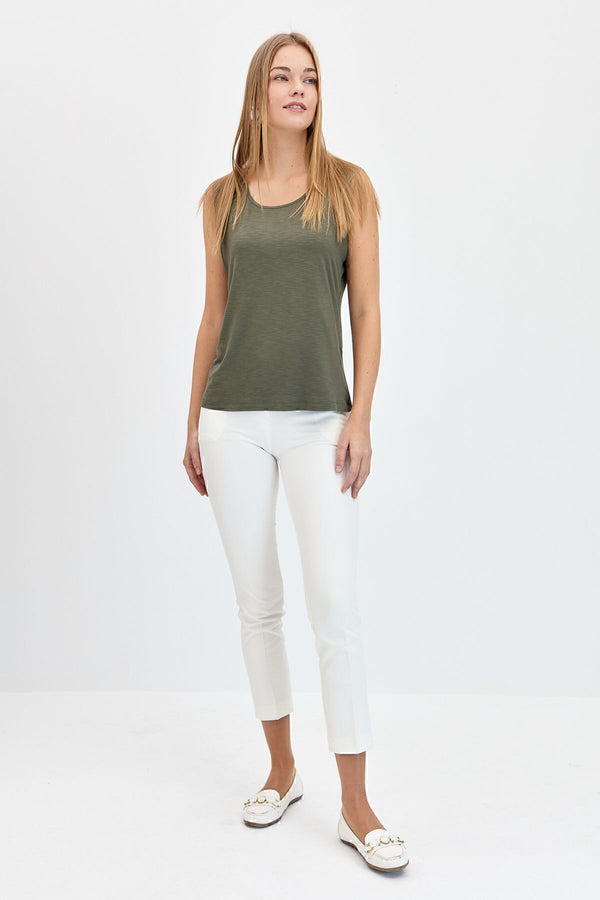 Desen Minimalist Kolsuz Oversize Kadın T-Shirt - Rahat ve Şık
