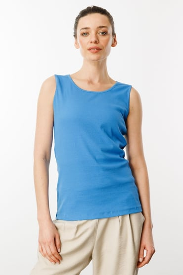 Desen Minimalist Kolsuz Yuvarlak Yaka Kadın T-Shirt - Günlük Stil İkincil görsel