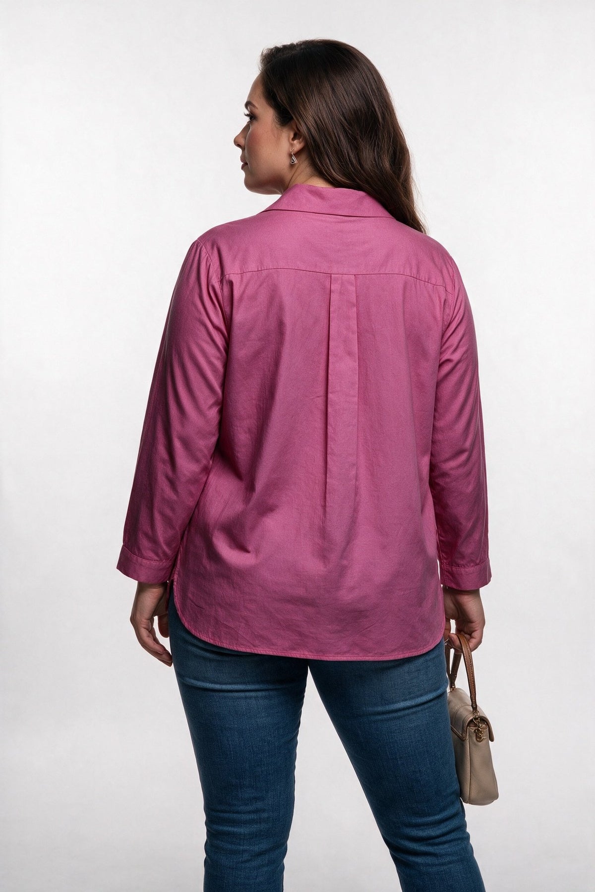 Desen Oversize Kadın Gömlek - Minimalist & Şık Günlük Gömlek