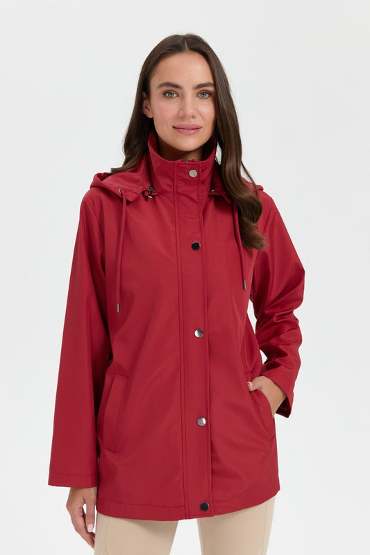 معطف ترنش نسائي منقوش DSN24K24417