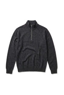 Dik  Yaka Fermuarlı Muline Selanik Sweat JSCO