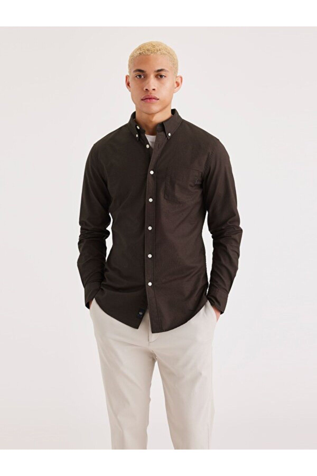 Dockers Minimalist Uzun Kol Erkek Gömleği - Günlük Şıklık Translation missing: ar.content.product_image_main