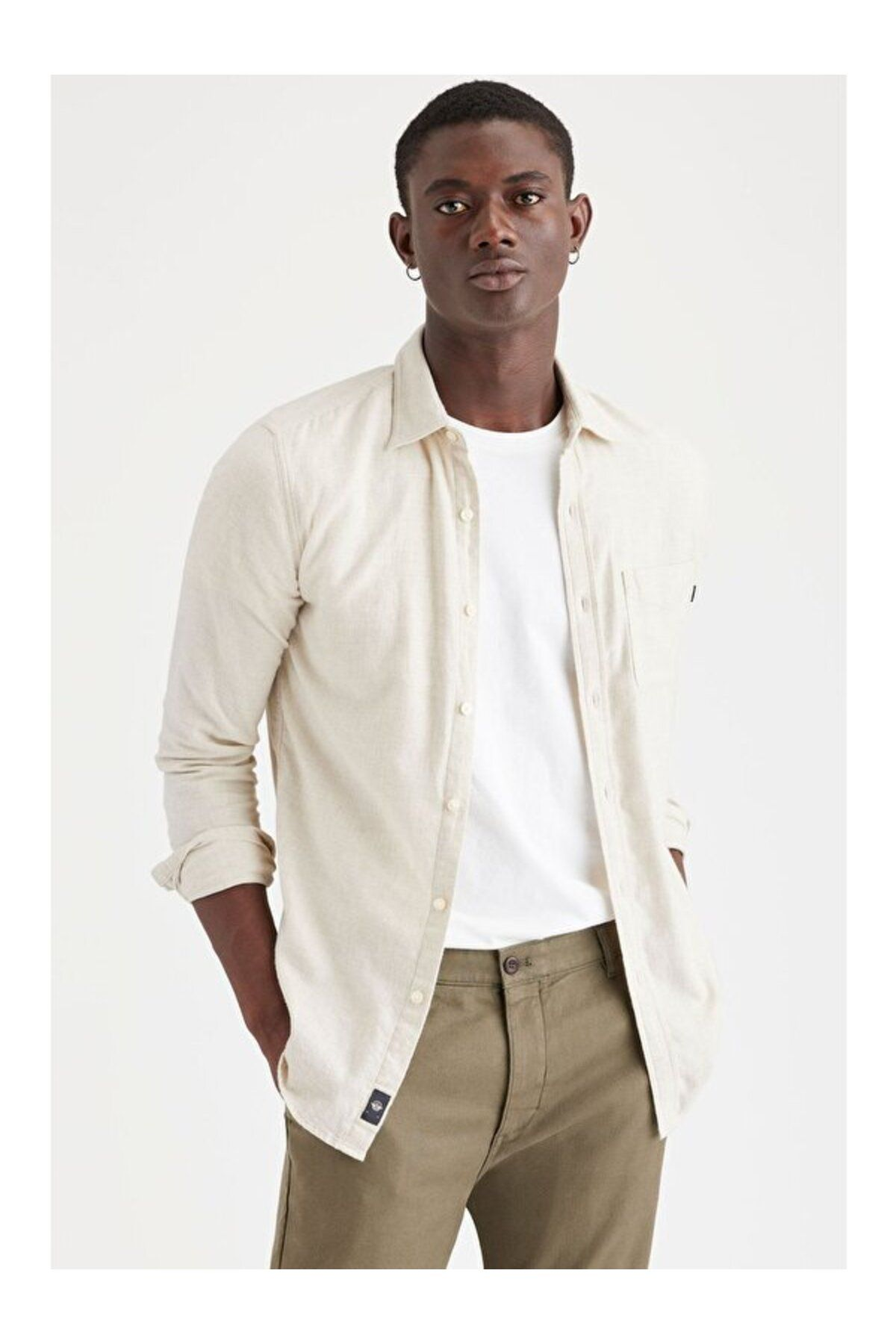 Dockers Minimalist Erkek Uzun Kol Gömlek - Günlük Kombinler İçin Translation missing: tr.content.product_image_main