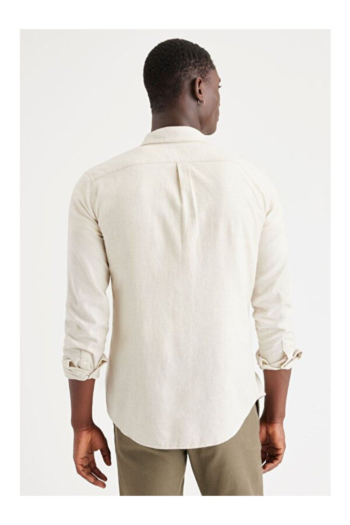 Dockers Minimalist Erkek Uzun Kol Gömlek - Günlük Kombinler İçin Translation missing: tr.content.product_image_secondary