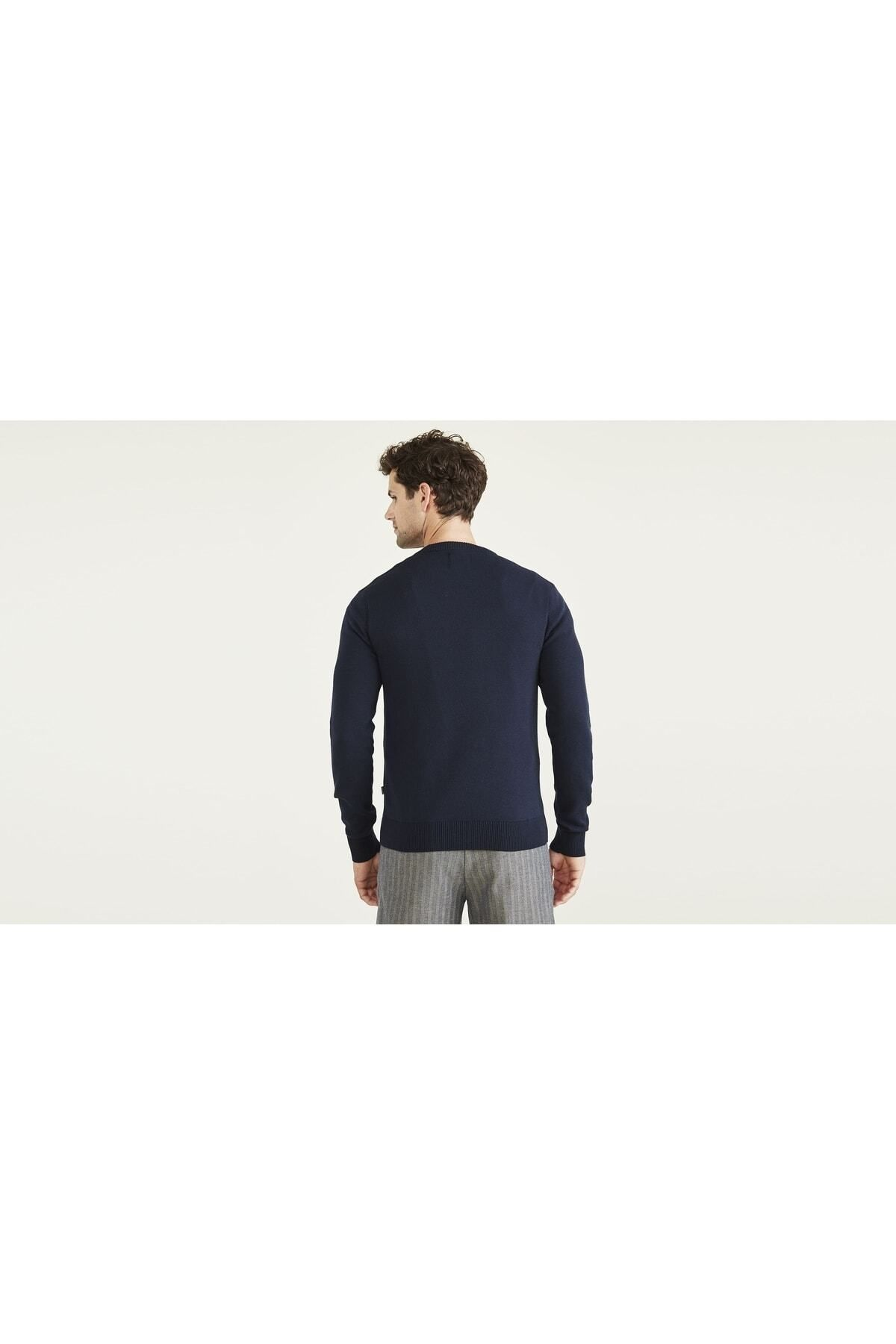 Dockers Erkek Minimalist Sweatshirt - Uzun Kol Regular Fit Günlük İkincil görsel