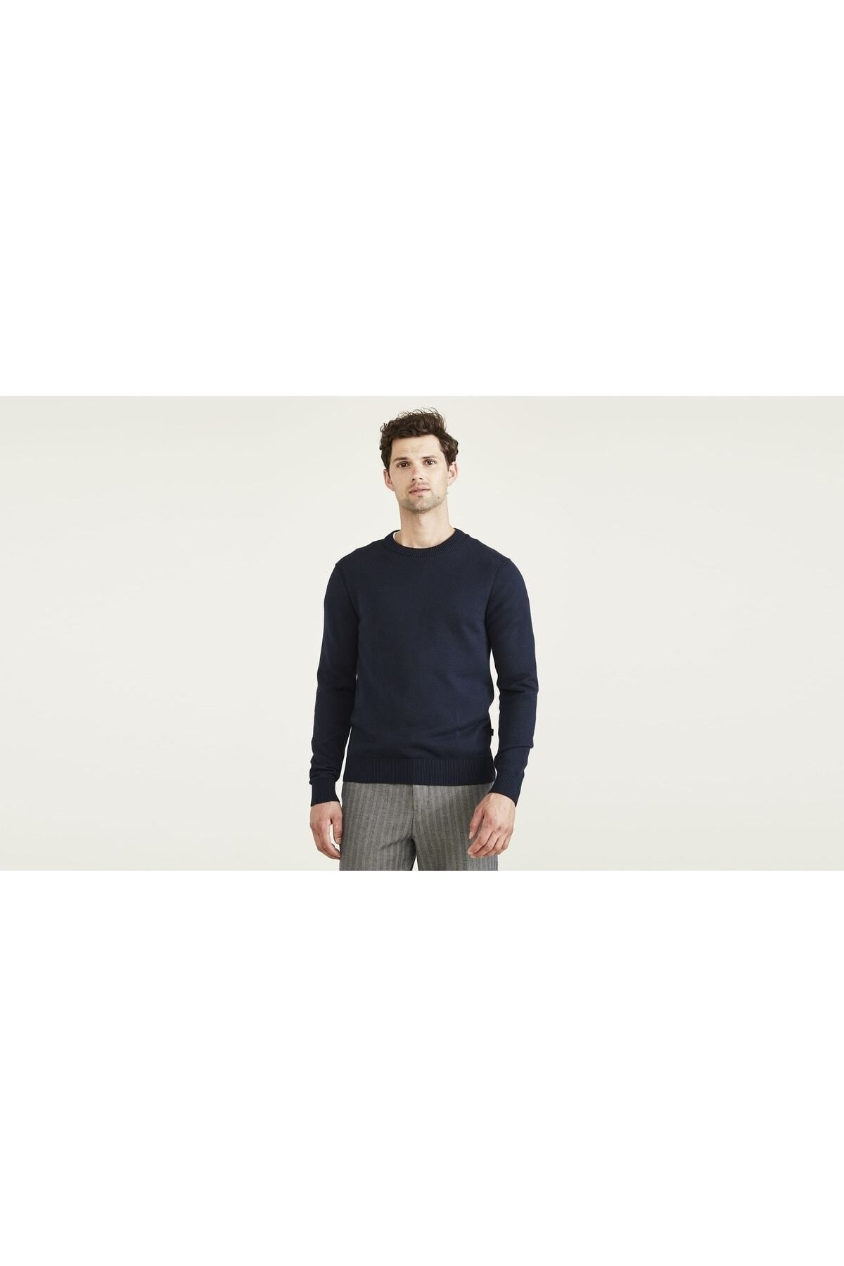 Dockers Erkek Minimalist Sweatshirt - Uzun Kol Regular Fit Günlük Translation missing: tr.content.product_image_main