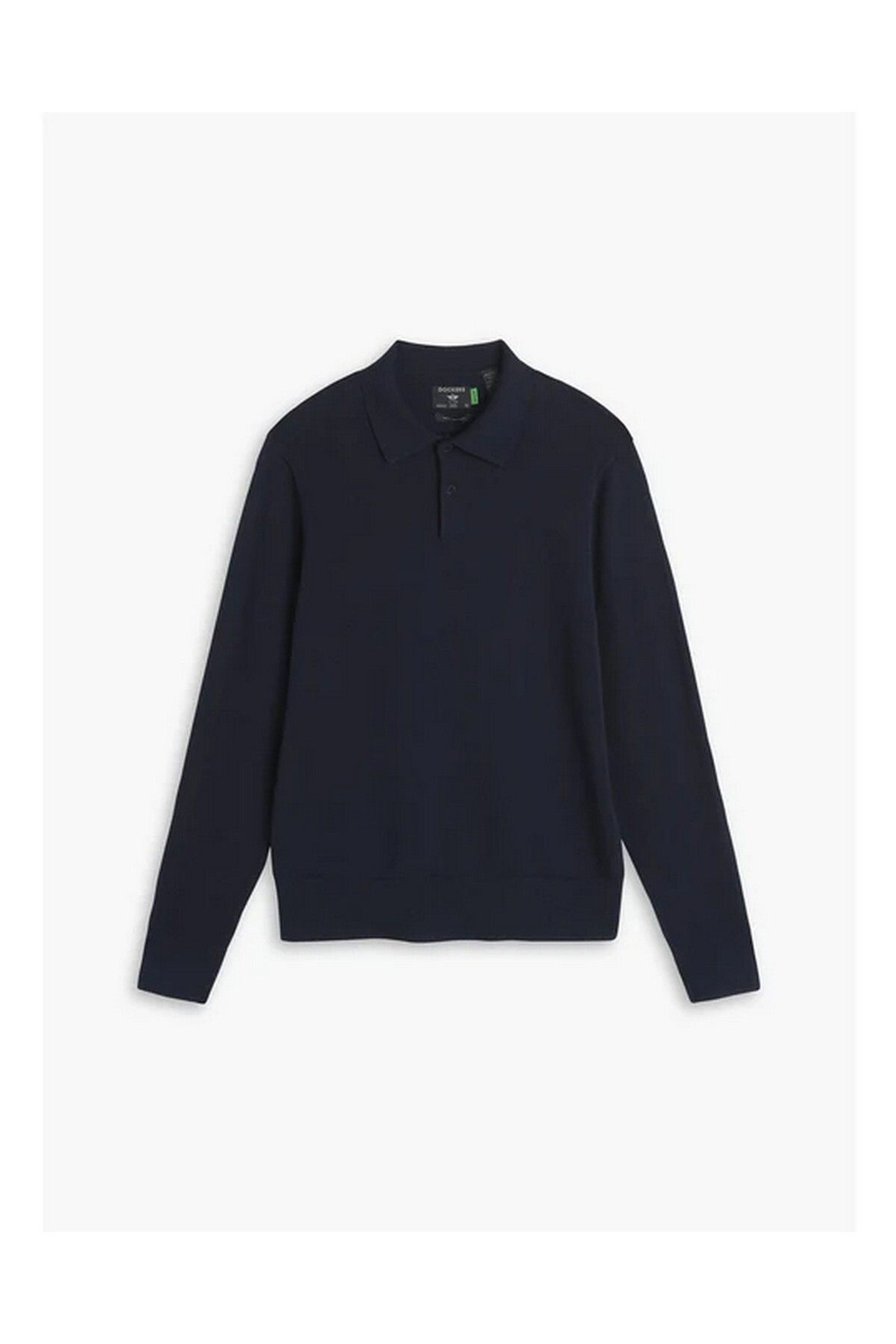 Dockers Erkek Polo Yaka Uzun Kol Sweatshirt - Minimalist Tasarım