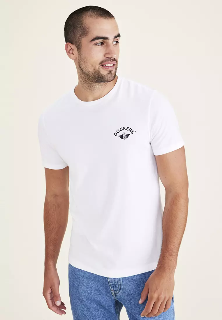 Dockers Minimalist Kısa Kol Erkek T-Shirt - Yuvarlak Yaka, Günlük Translation missing: tr.content.product_image_main