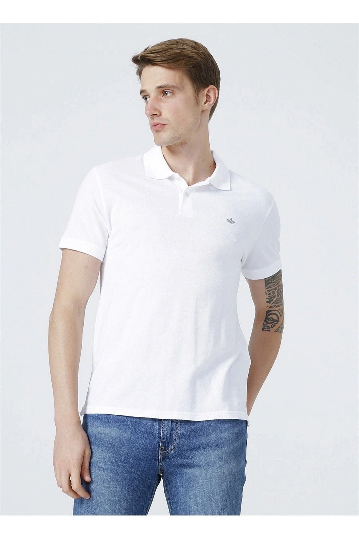 Dockers Erkek Minimalist Polo Yaka Kısa Kol T-Shirt - Günlük Kullanım