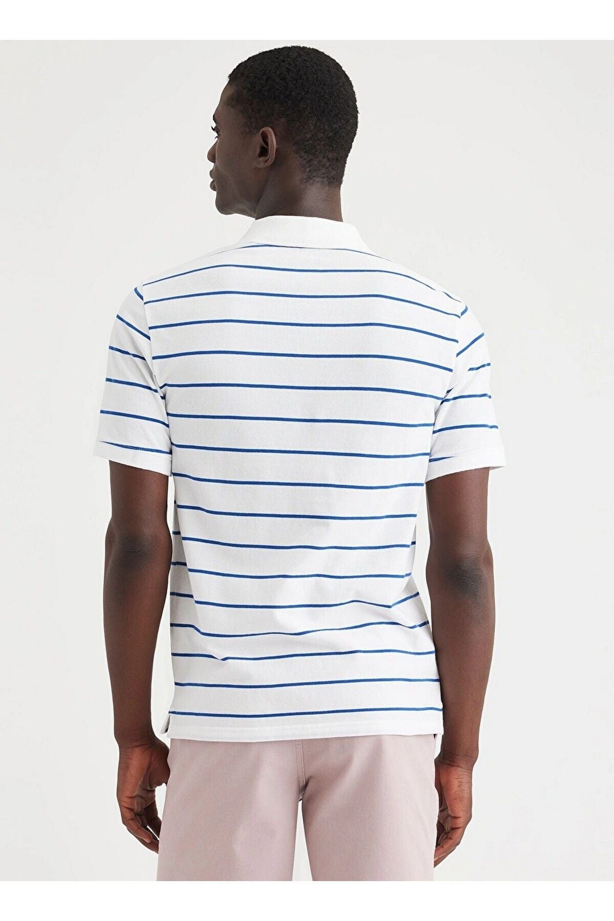 Dockers Minimalist Çizgili Polo Yaka Erkek T-Shirt - Kısa Kol - Günlük Translation missing: tr.content.product_image_secondary
