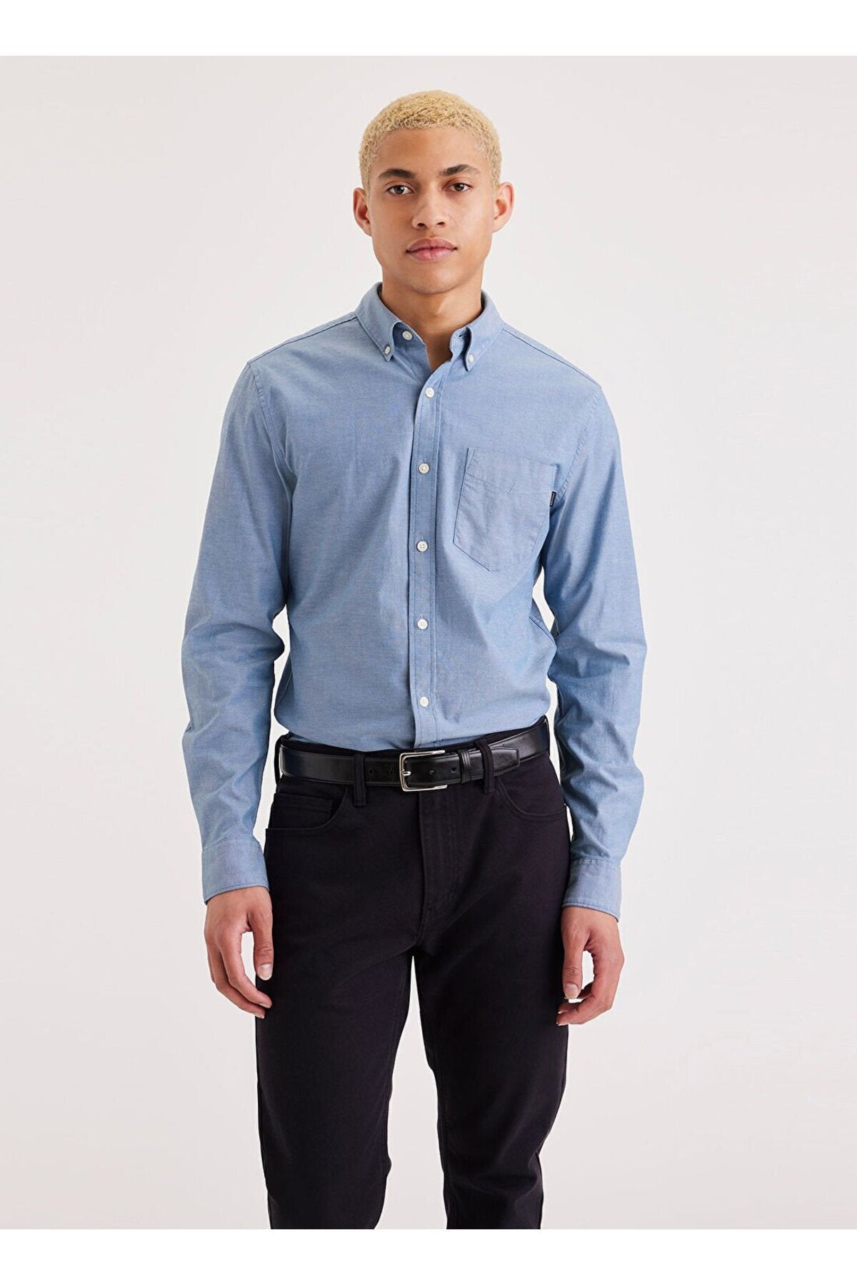 Dockers Erkek Uzun Kol Minimalist Gömlek - Günlük & İş Translation missing: tr.content.product_image_secondary