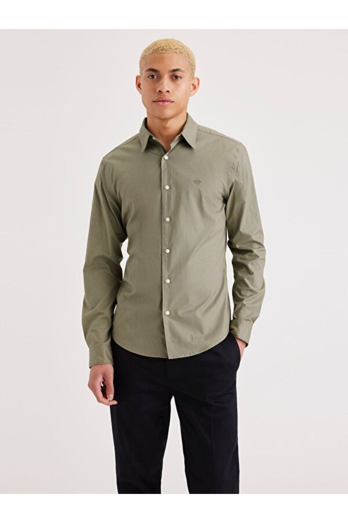 Dockers Minimalist Uzun Kol Erkek Gömleği - Günlük & İş Translation missing: ar.content.product_image_main