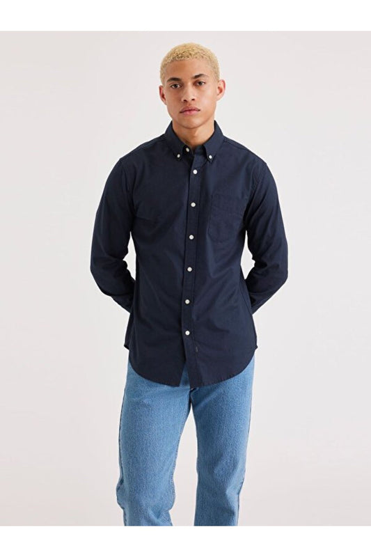 Dockers Minimalist Uzun Kol Erkek Gömleği - Günlük Şıklık
