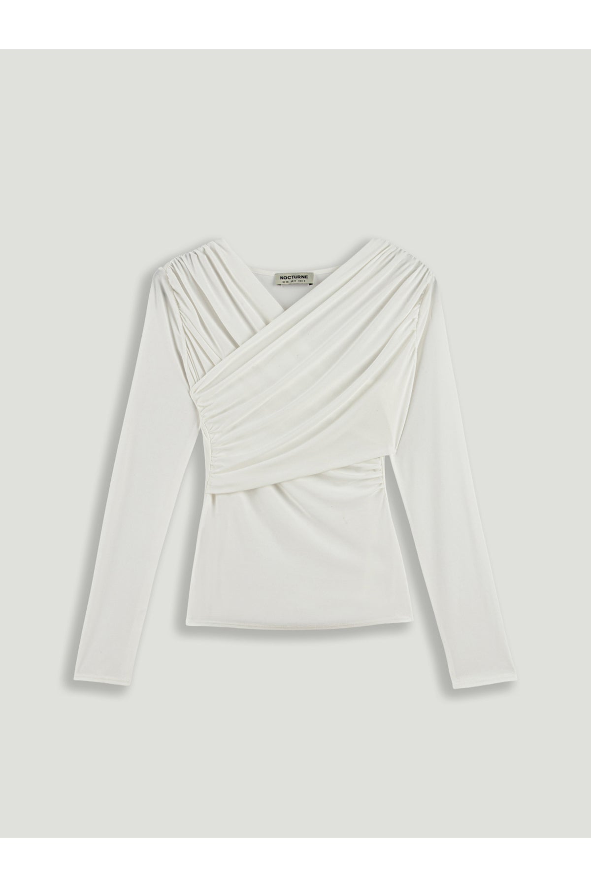 Drape Detaylı Bluz Nocturne