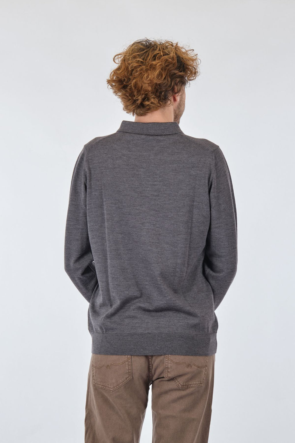 E.Muracchını Minimalist Uzun Kol Polo Yaka Erkek Kazak - Günlük Stil