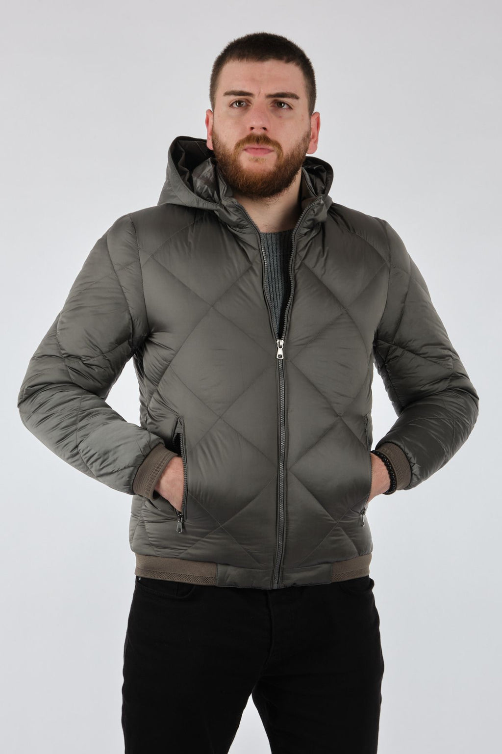 Ecer Erkek Kapüşonlu Şişme Mont - Minimalist Tasarım - Regular Fit