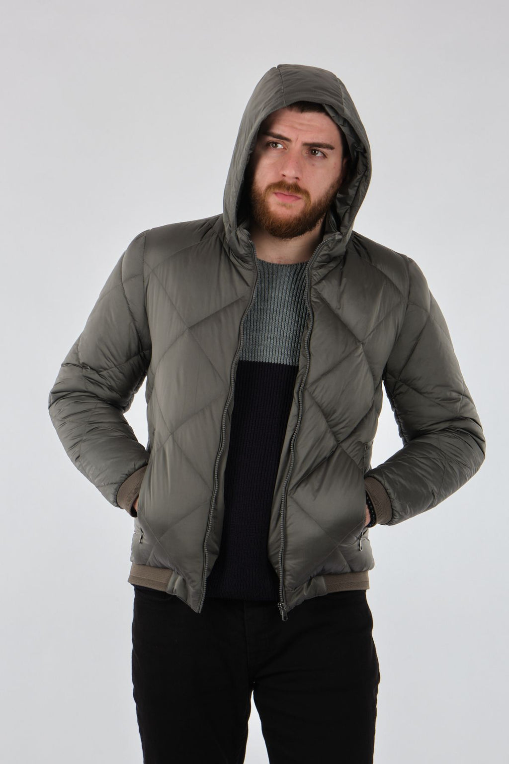 Ecer Erkek Kapüşonlu Şişme Mont - Minimalist Tasarım - Regular Fit